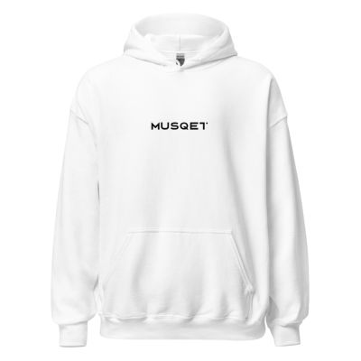 Musqet Unisex Hoodie - White
